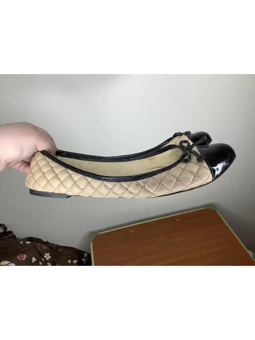 < Sam Edelman Blake Quilted Ballet Flats Size 9.5 > - Picture 4 of 7